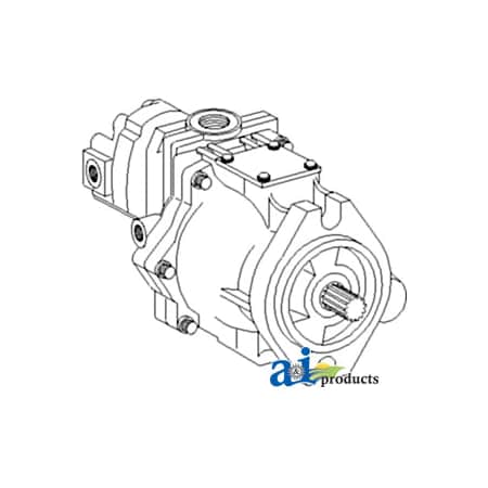 A & I Products Pump, Hydraulic w/ Gear Pump (Reman) 11" x13" x11" A-1346425C1